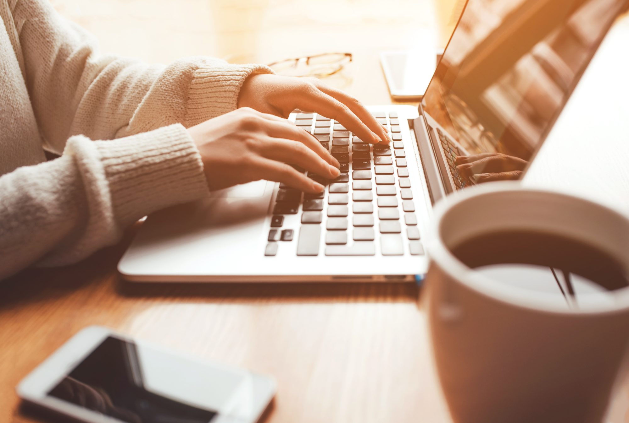 Typing on keyboard | September Success: How I Can Assist Realtors This Fall
